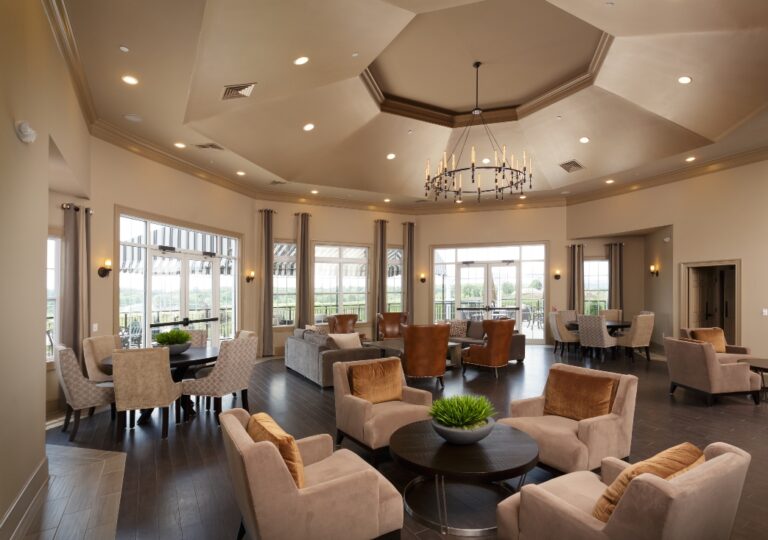 A Large Social Area Remodeled By Commercial Contractors From Foggy Ridge Interiors