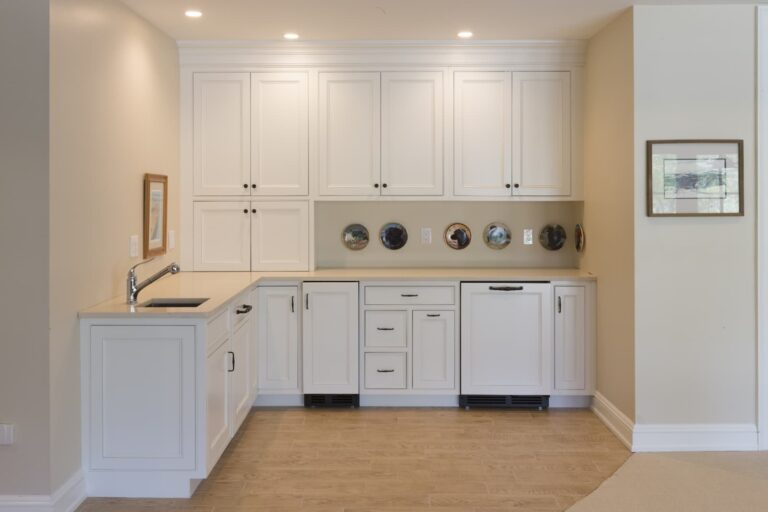 A Kitchen In A Basement Installed And Finished By Foggy Ridge Home Renovation Contractors In Lancaster, Pa.