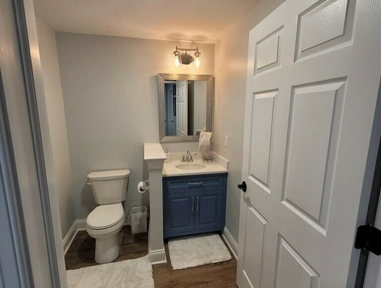 A Basement Bathroom Remodeled By Foggy Ridge Interiors