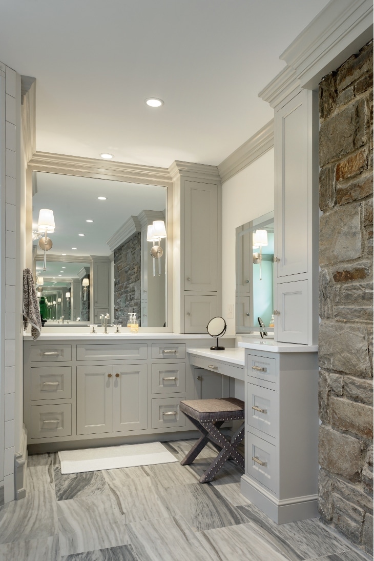 A Renovated Bathroom In Montgomery County Pa