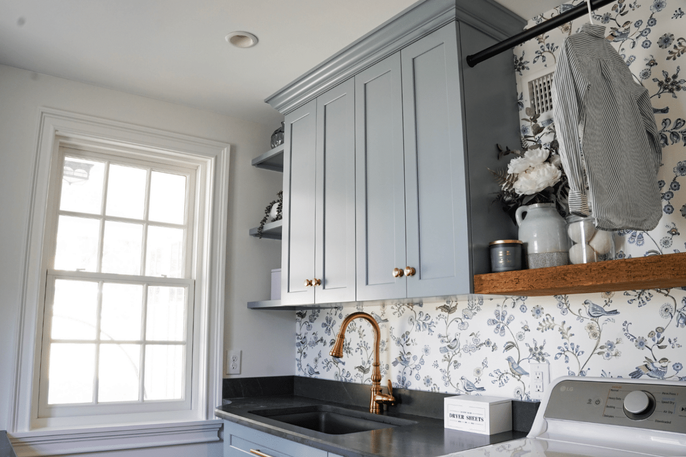 Custom Cabinets In A Renovated Laundry Room In Aston Pa