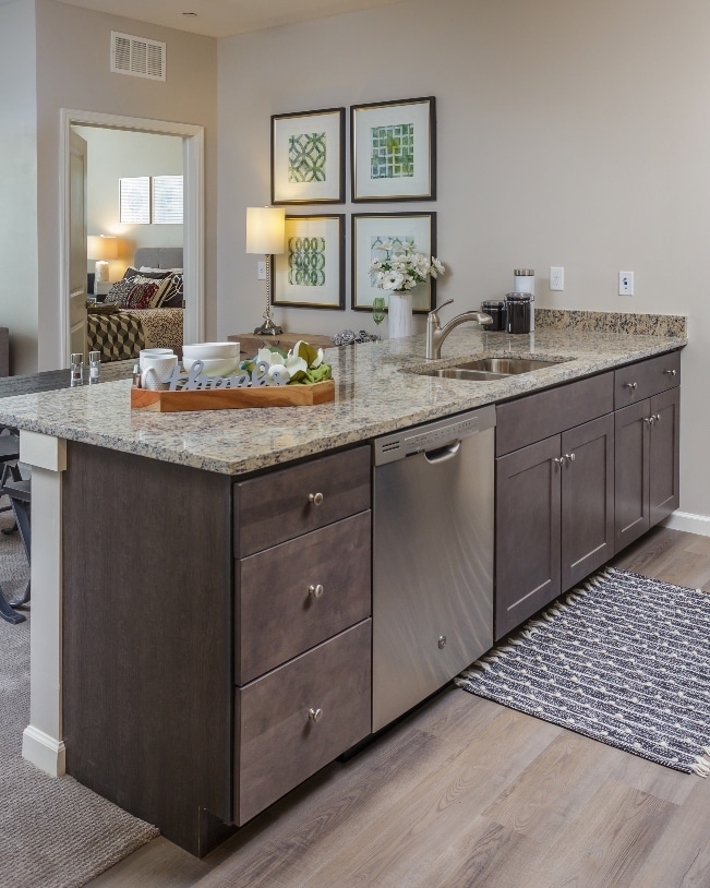 Custom Kitchen Cabinets And Drawers Installed In An Apartment In Glen Mills Pa