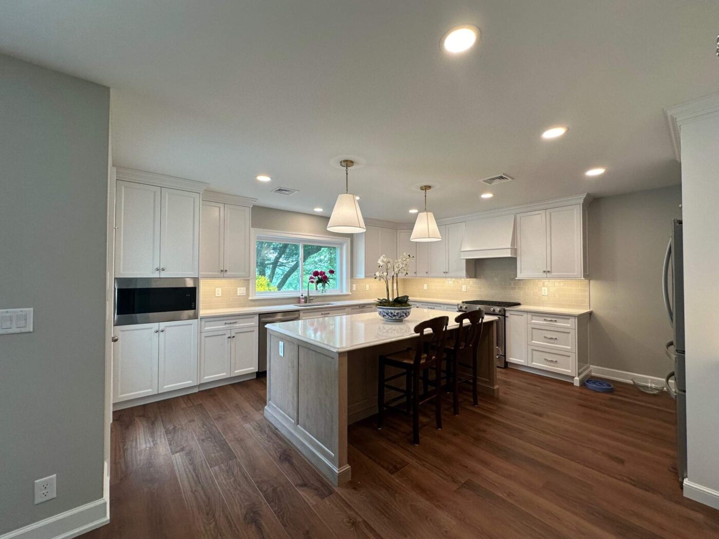 A Newly Renovated Custom Kitchen In Aston Pa