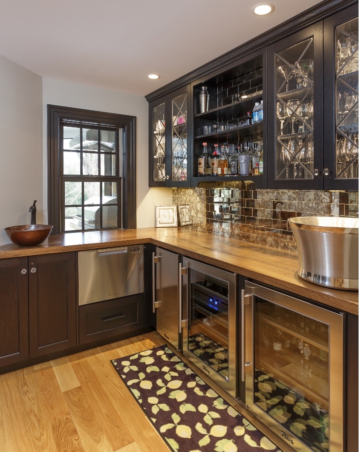 A Custom Kitchen And Bar In Willow Street Pa