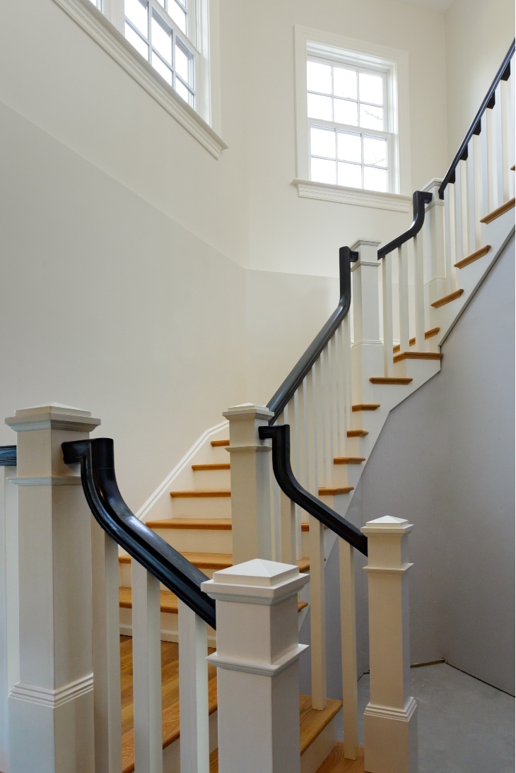 A Custom Staircase Designed By A Home Remodeling Contractor In Birmingham Pa