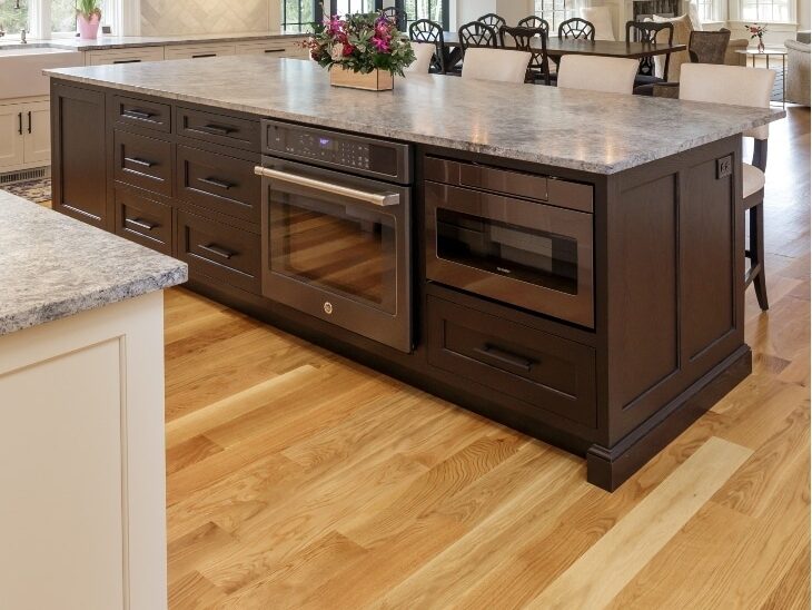 Modern Kitchen Connected To The Living Room